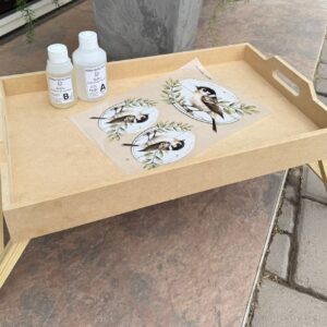 KIT BANDEJA DESAYUNADORA CON PATAS