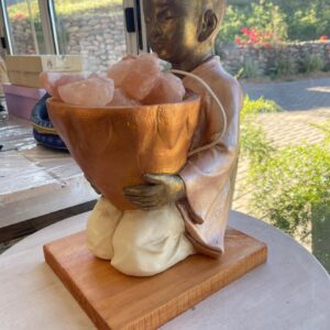 MONJE LAMPARA DE SAL ELECTRICO