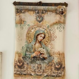 Manto Urbano con Técnica Mixta (70 cm)